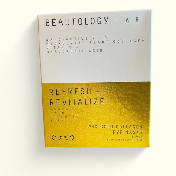 Beautology Labs 24K Gold Eye Masks - Picture 1 of 2